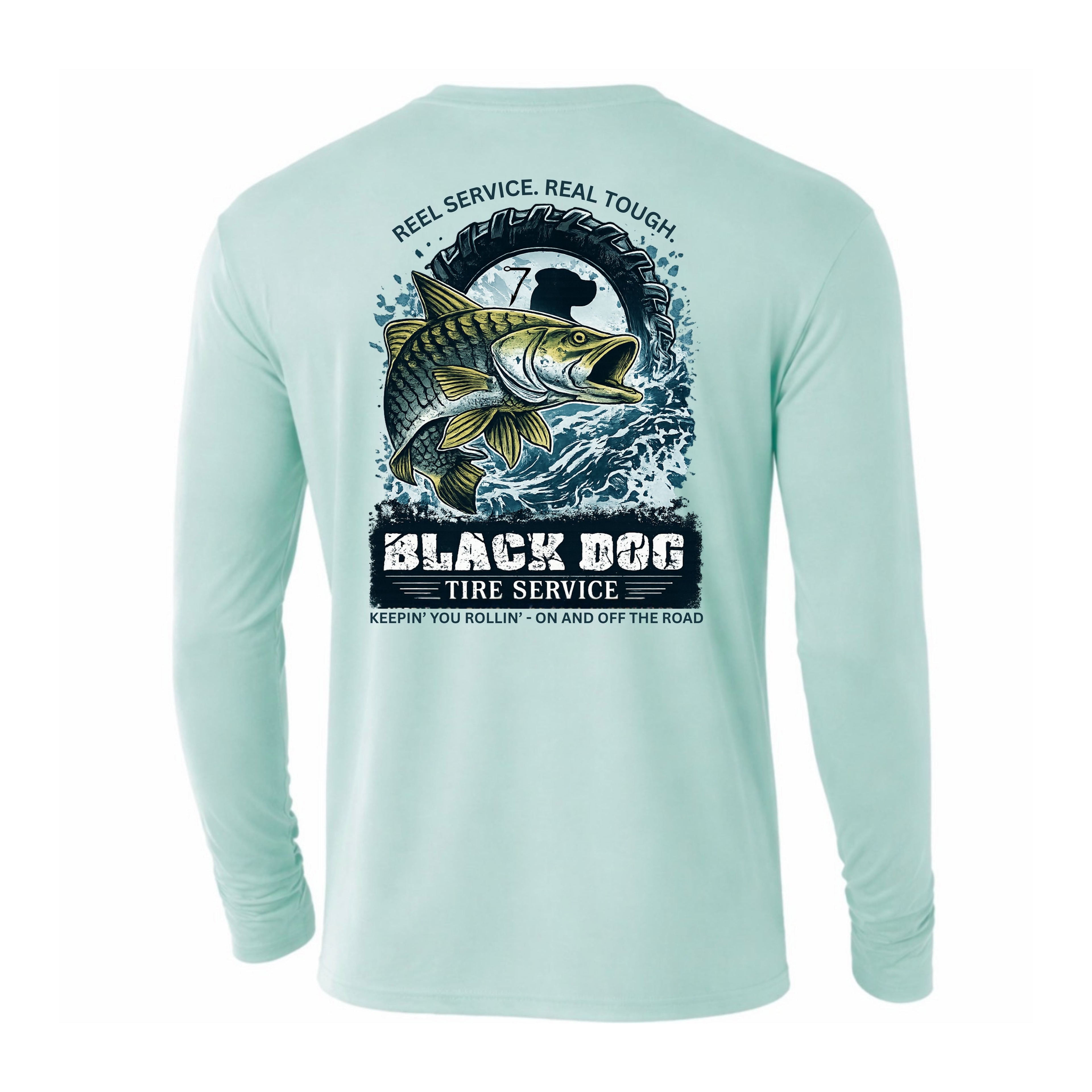 Black Dog LS Fishing Drifit