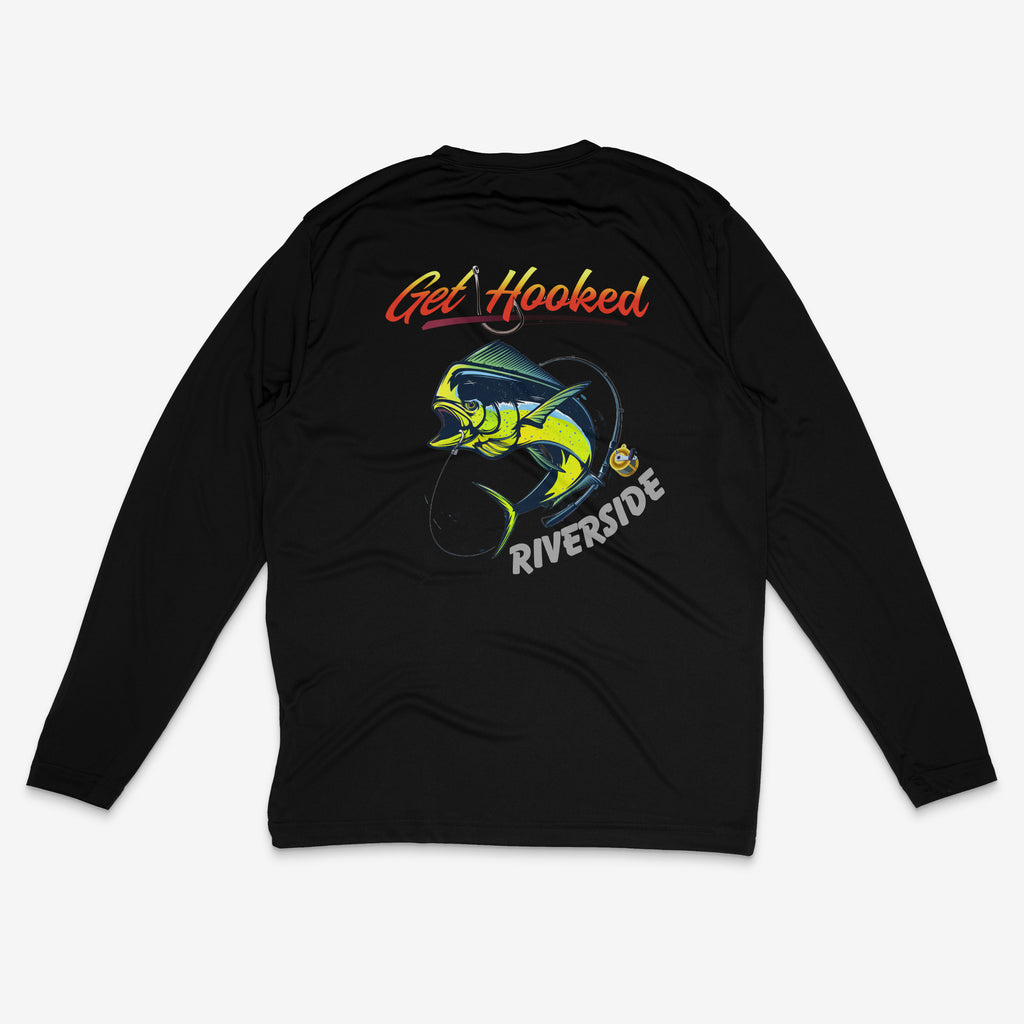Riverside Long Sleeve Drifit Drinking Team/Fish