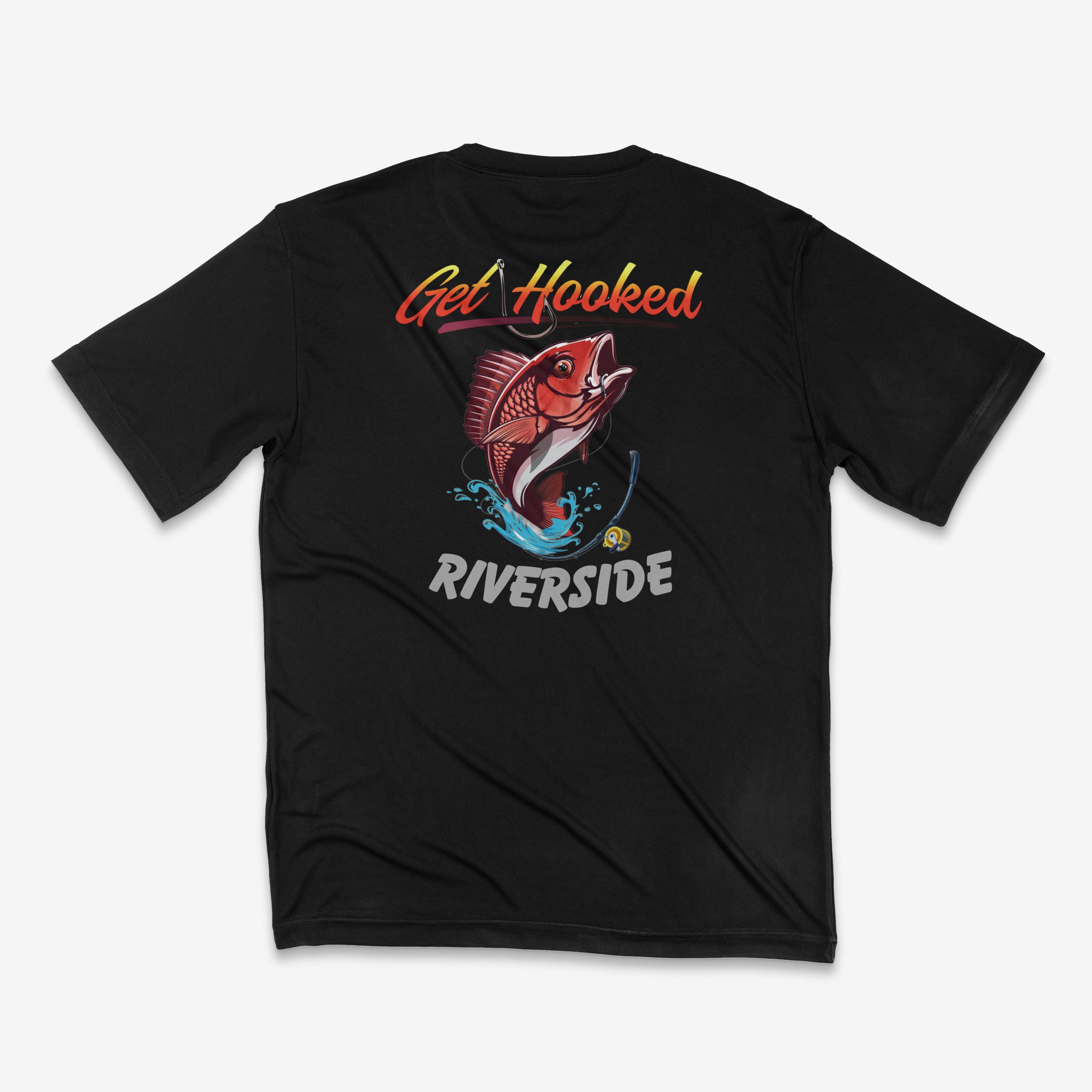 Riverside Short Sleeve Drifit Drinking Team/Fish