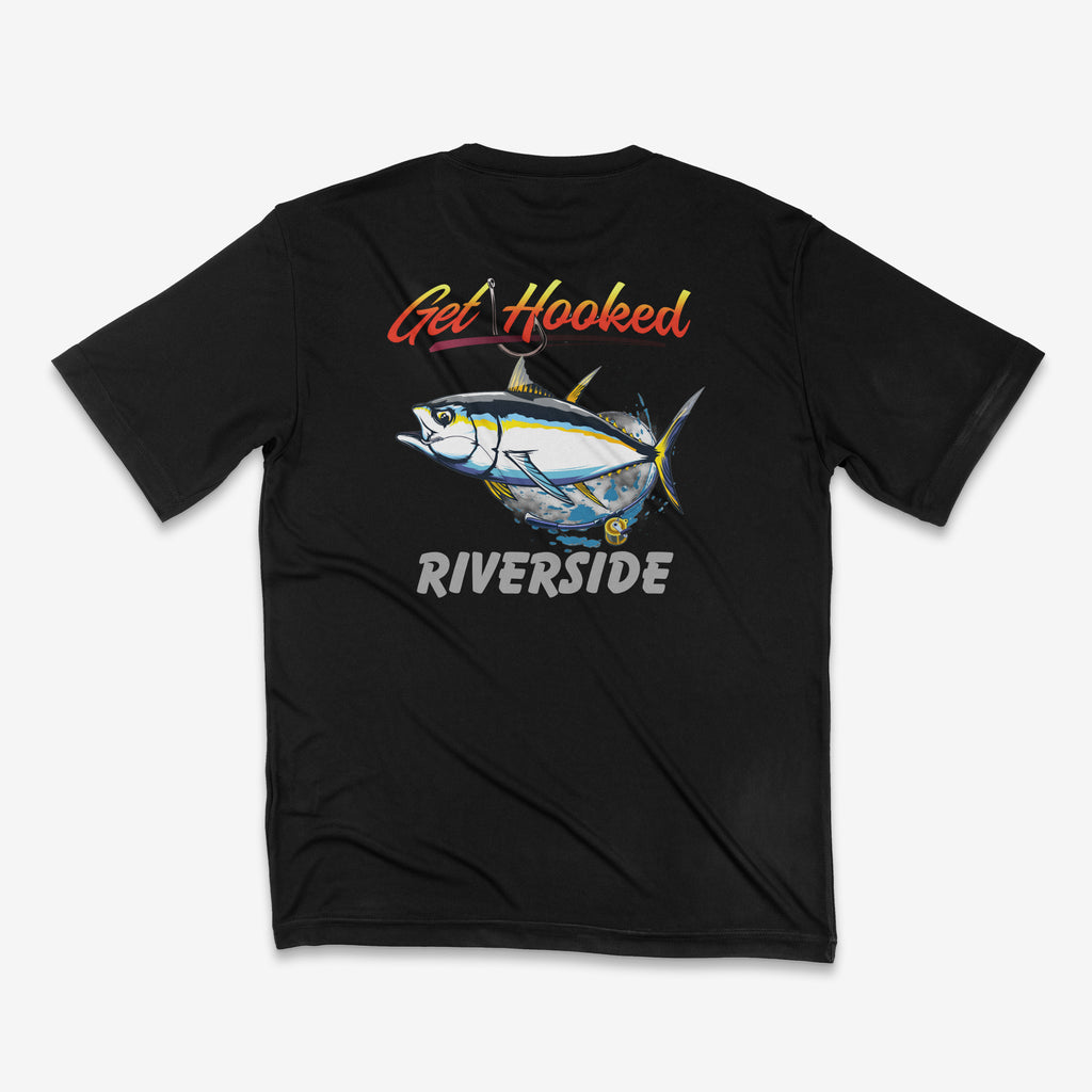 Riverside Short Sleeve Drifit Drinking Team/Fish