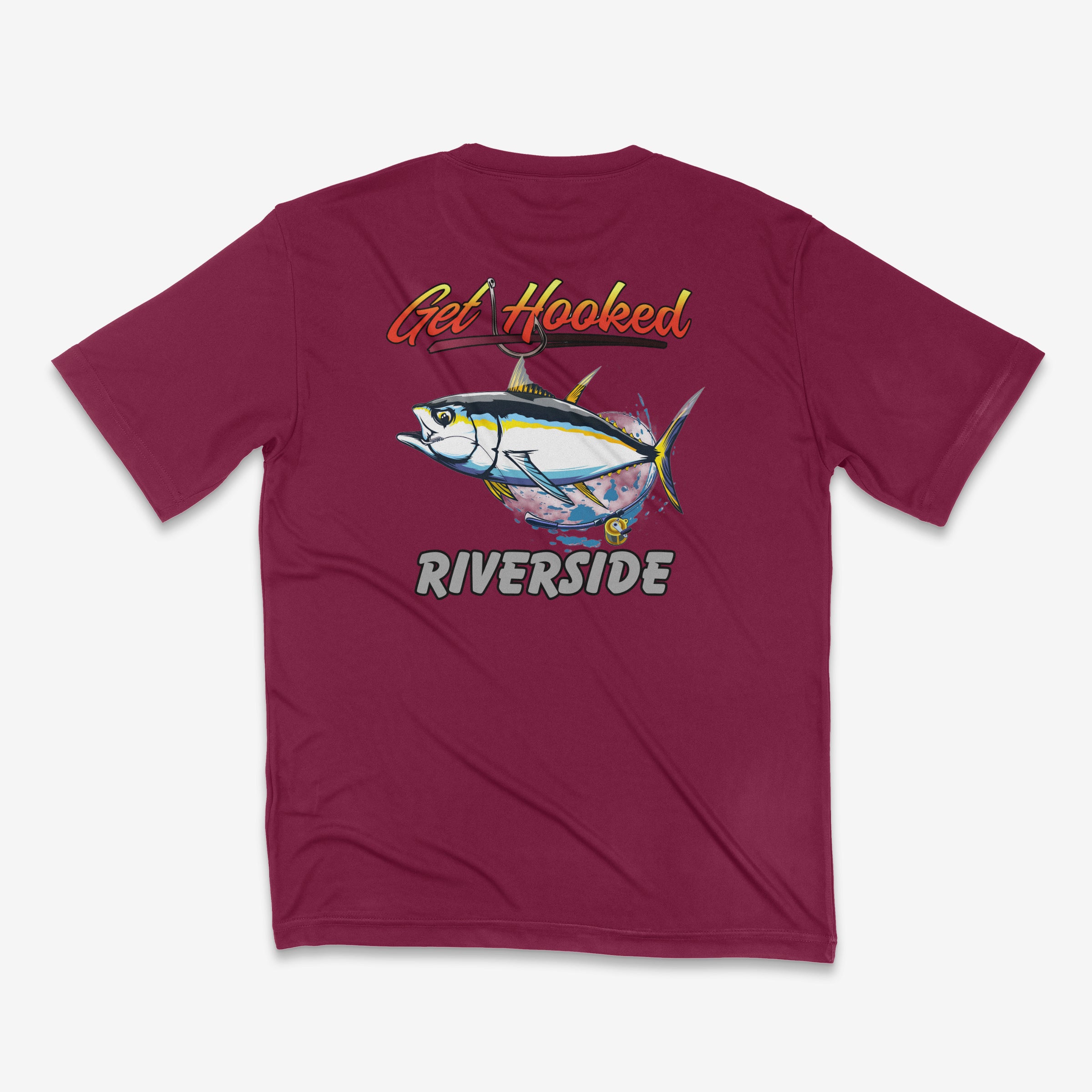 Riverside Short Sleeve Drifit Drinking Team/Fish