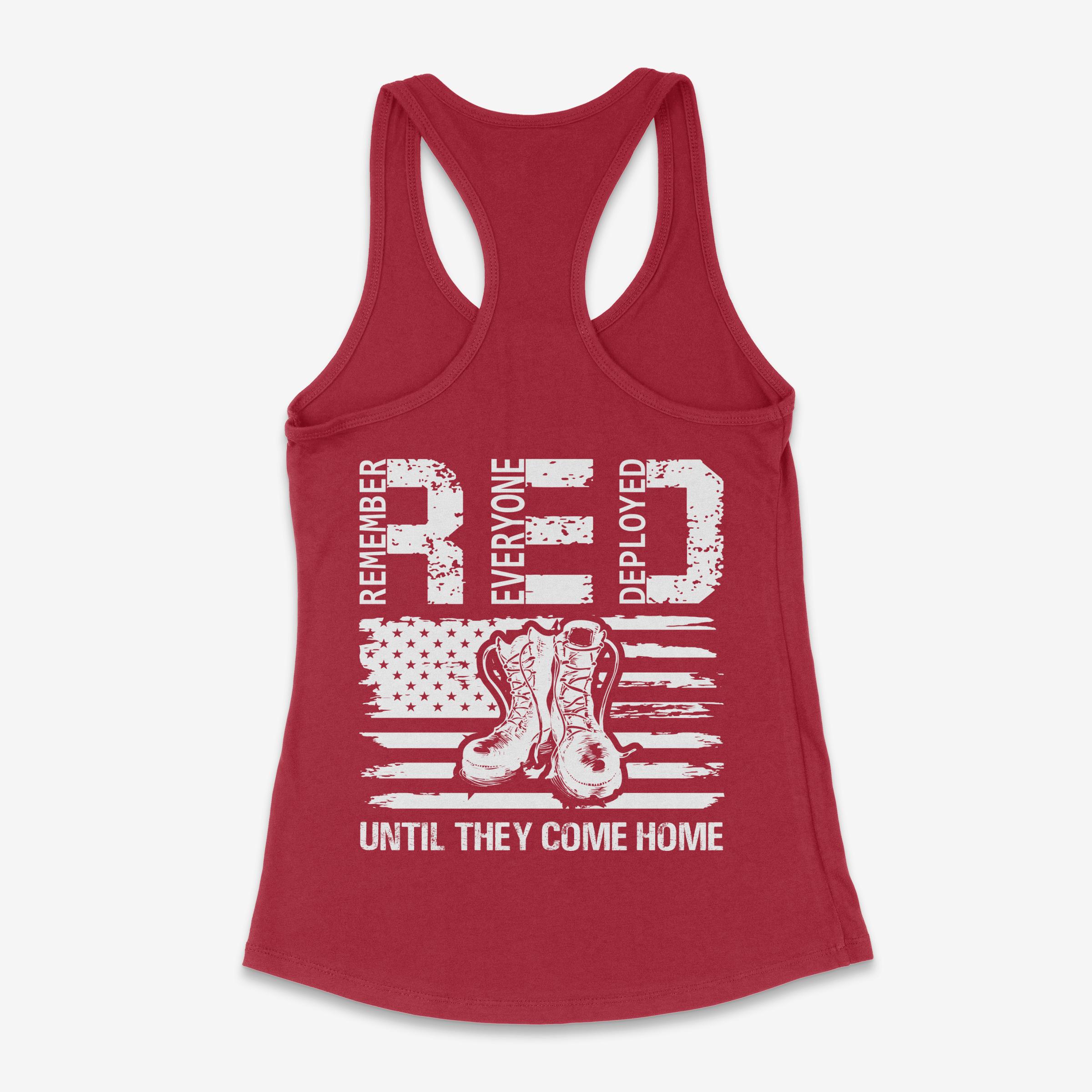 Red Friday Boots Racerback Tank