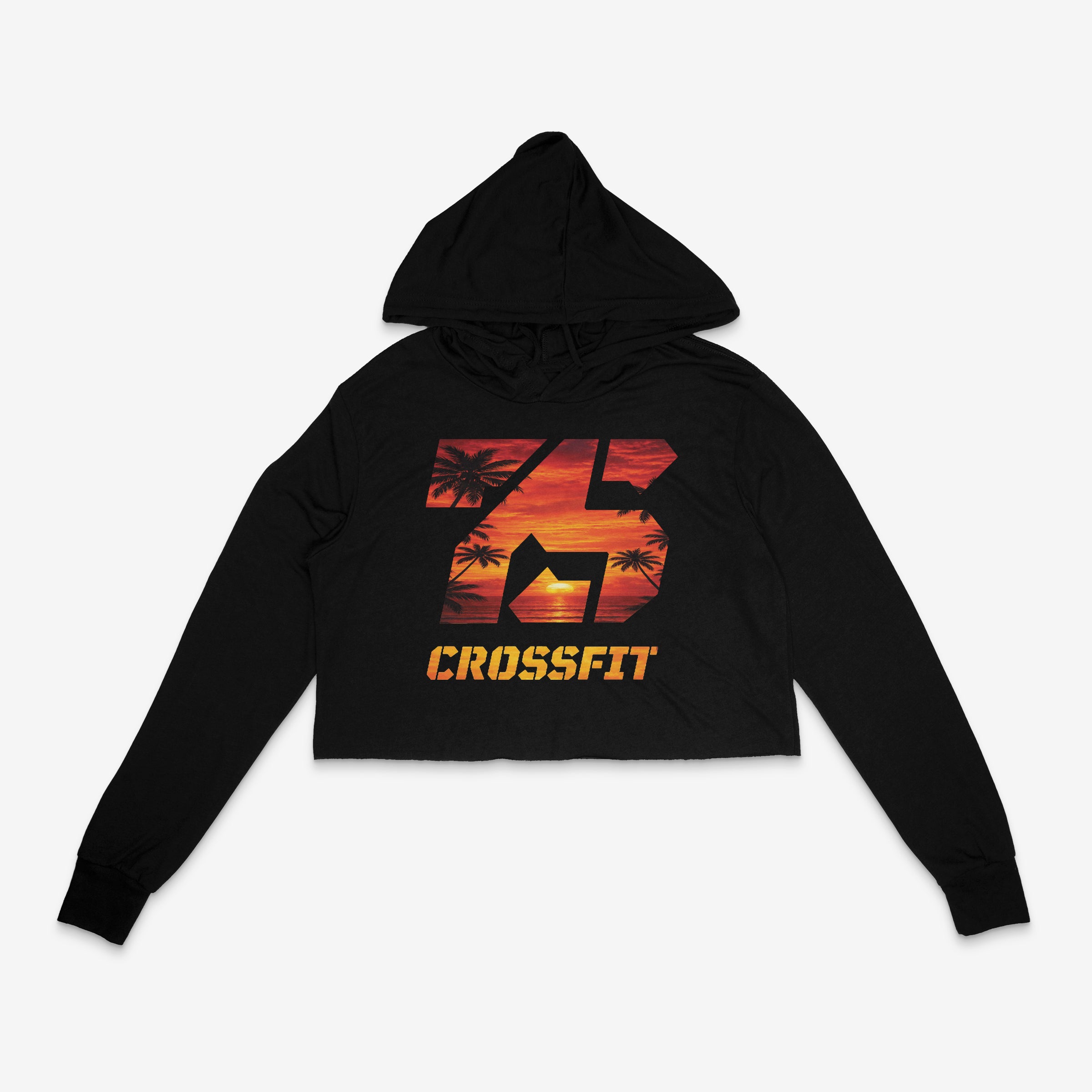 7SC Sunset Hoodie Crop